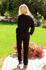 Sett Mirale til dame fra MS StyleHaven, laget av Bomull; Elastan, farge Rosa, størrelse s, med long ermer, perfekt til dress
