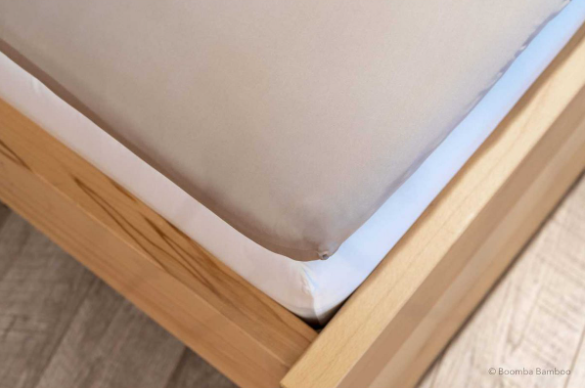 Bambus Topper Laken – Premium – Varm Beige (Soft Taupe)