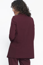 Jakke Nife til dame fra MS StyleHaven, laget av polyester; Viskose, farge Marineblå, størrelse 44, med long ermer, perfekt til casual; dress