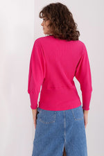 Bluse BFG til dame fra MS StyleHaven, laget av Bomull, farge beige 2, størrelse L/XL, med long ermer, perfekt til casual; dress