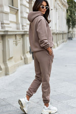 Sett IVON til dame fra MS StyleHaven, laget av Bomull; polyester, farge Brun, størrelse XS/S, med short ermer, perfekt til dress