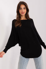 Batwing damesweater – komfort og stil til hverdagsbruk til dame fra MS StyleHaven, størrelse XL, med long, bukselengde long, kjolelengde maxi, kjolestil gown; sheath