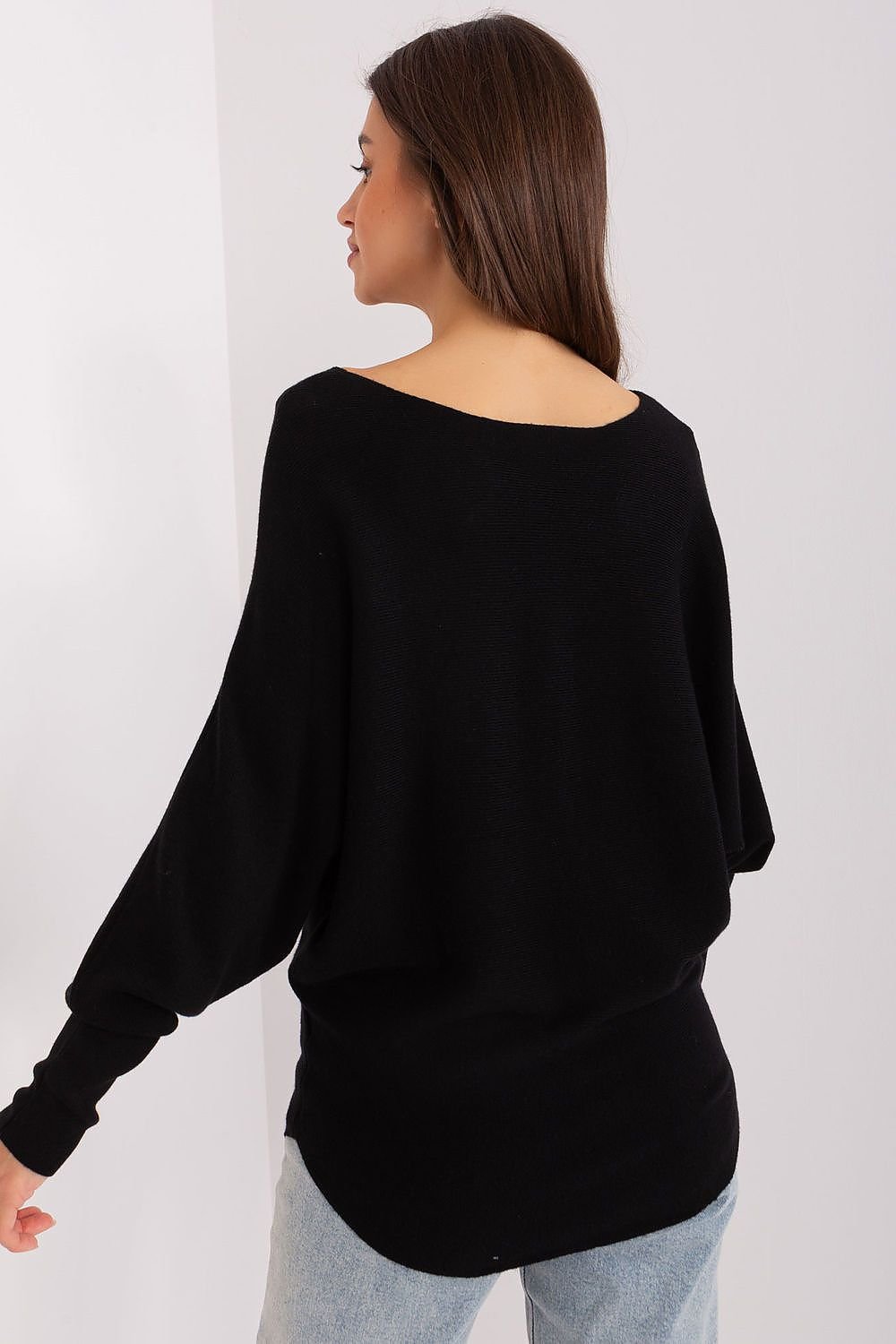 Batwing damesweater – komfort og stil til hverdagsbruk til dame fra MS StyleHaven, størrelse XL, med long, bukselengde long, kjolelengde maxi, kjolestil gown; sheath