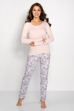 Pyjamas Momenti Per Me til dame fra MS StyleHaven, laget av Viskose; Bomull; polyester, farge Rosa, størrelse s, med sleeveless ermer, perfekt til casual; dress