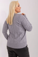 XL-3XL genser til dame fra MS StyleHaven, størrelse 2XL/3XL, med long, bukselengde long, kjolelengde short; mini; knee, kjolestil pencil