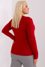 Jumper plus size til dame fra MS StyleHaven, størrelse L/XL, med long, bukselengde long, kjolelengde short; mini; knee, kjolestil pencil