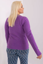 Jumper plus size til dame fra MS StyleHaven, størrelse L/XL, med long, bukselengde long, kjolelengde short; mini; knee, kjolestil pencil