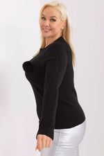 Jumper plus size til dame fra MS StyleHaven, størrelse XL/XXL, med long, bukselengde long, kjolelengde short; mini; knee, kjolestil pencil