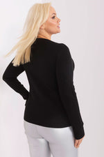 Jumper plus size til dame fra MS StyleHaven, størrelse XL/XXL, med long, bukselengde long, kjolelengde short; mini; knee, kjolestil pencil