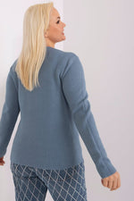 Jumper plus size til dame fra MS StyleHaven, størrelse XL/XXL, med long, bukselengde long, kjolelengde short; mini; knee, kjolestil pencil