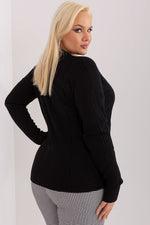 XL-3XL genser til dame fra MS StyleHaven, størrelse 2XL/3XL, med long, bukselengde long, kjolelengde short; mini; knee, kjolestil pencil