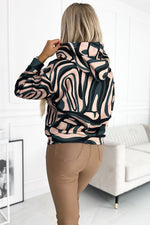 Kenguru hettegenser til dame fra MS StyleHaven, laget av polyester; Viskose, farge beige, størrelse M, med long; short ermer, perfekt til casual; dress