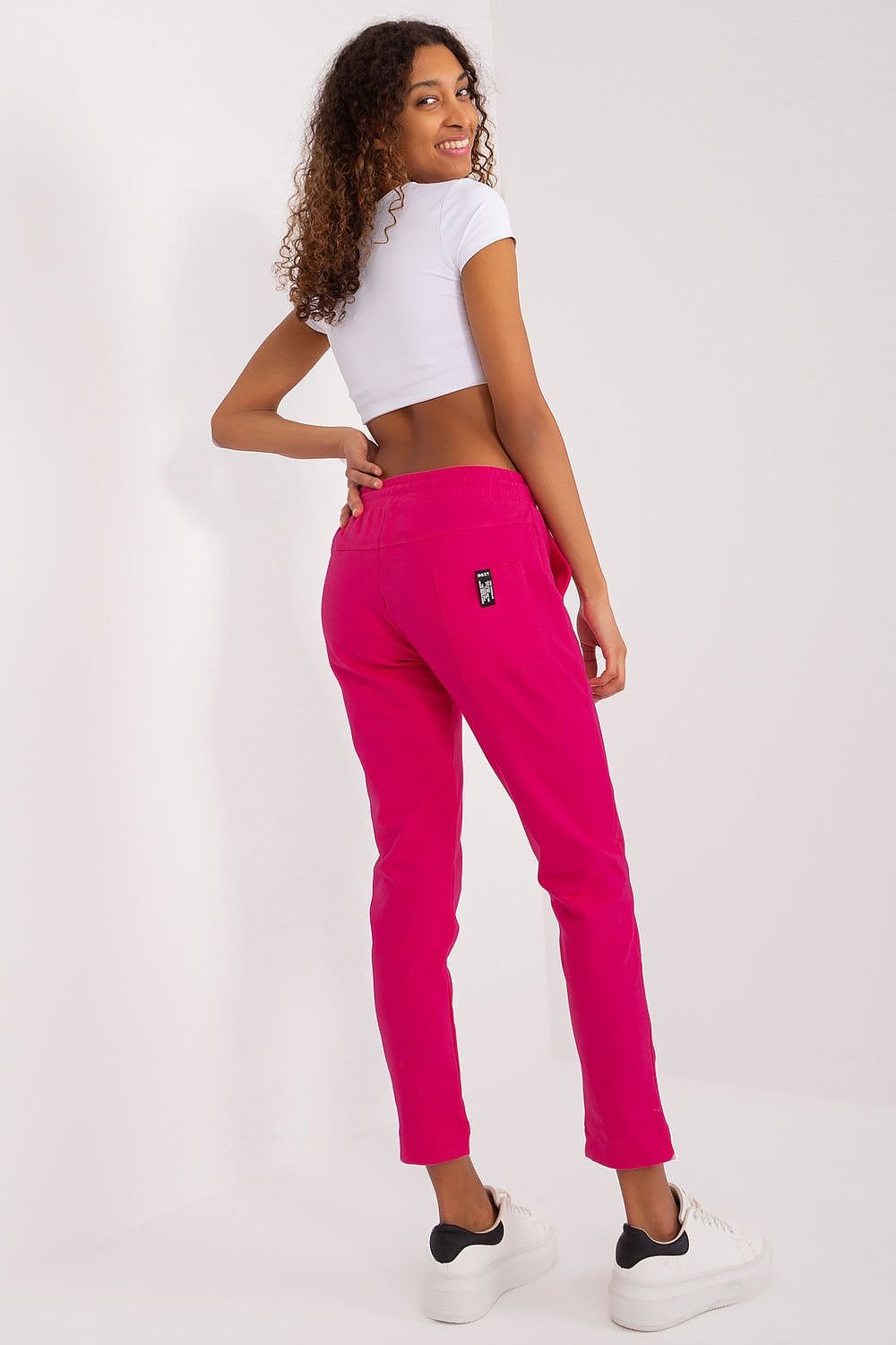 ActiveEase – joggebukser for dame til dame fra MS StyleHaven, laget av Bomull, farge Oransje, størrelse S/M, med sleeveless; 3-4 ermer, perfekt til casual; dress
