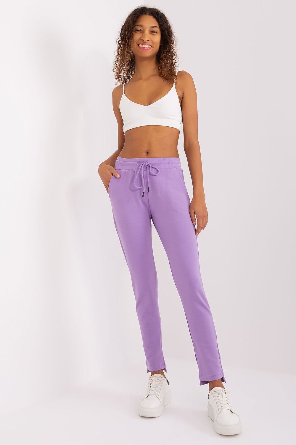 ActiveEase – joggebukser for dame til dame fra MS StyleHaven, laget av Bomull, farge Brun, størrelse L/XL, med sleeveless; 3-4 ermer, perfekt til casual; dress