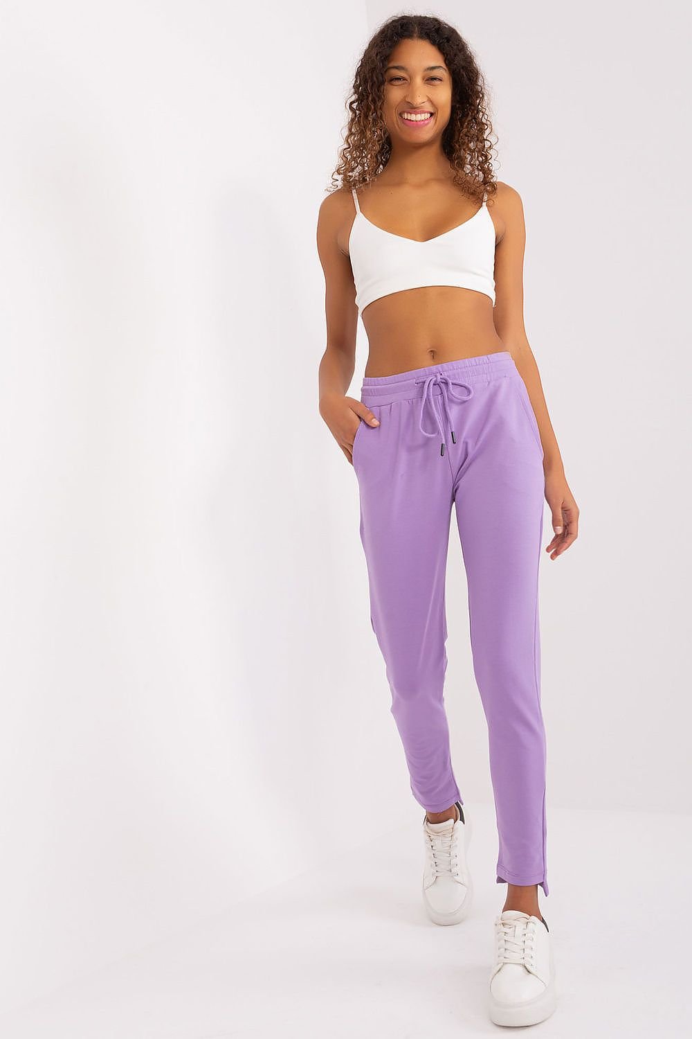 ActiveEase – joggebukser for dame til dame fra MS StyleHaven, laget av Bomull, farge Brun, størrelse L/XL, med sleeveless; 3-4 ermer, perfekt til casual; dress