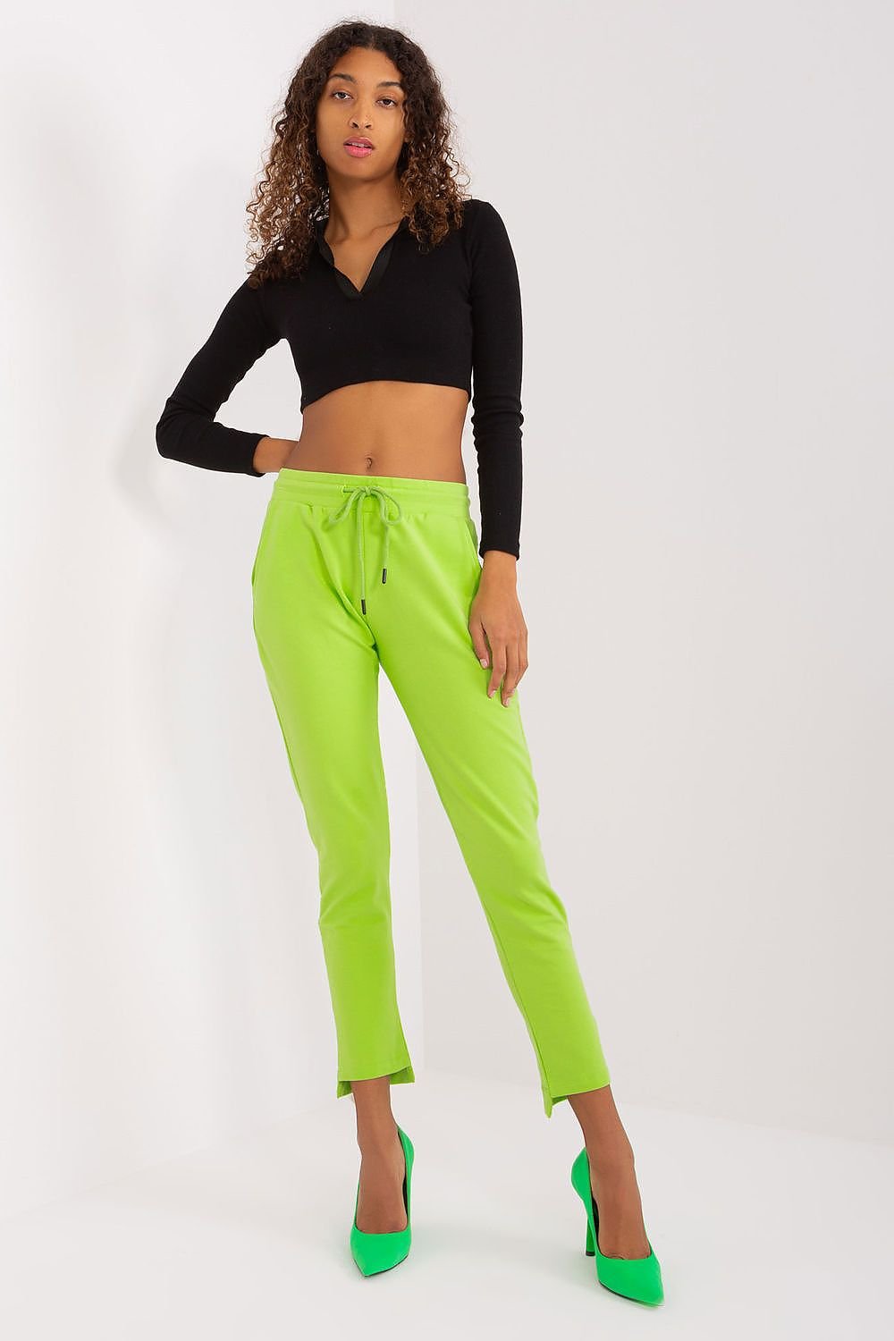 ActiveEase – joggebukser for dame til dame fra MS StyleHaven, laget av Bomull, farge Brun, størrelse L/XL, med sleeveless; 3-4 ermer, perfekt til casual; dress