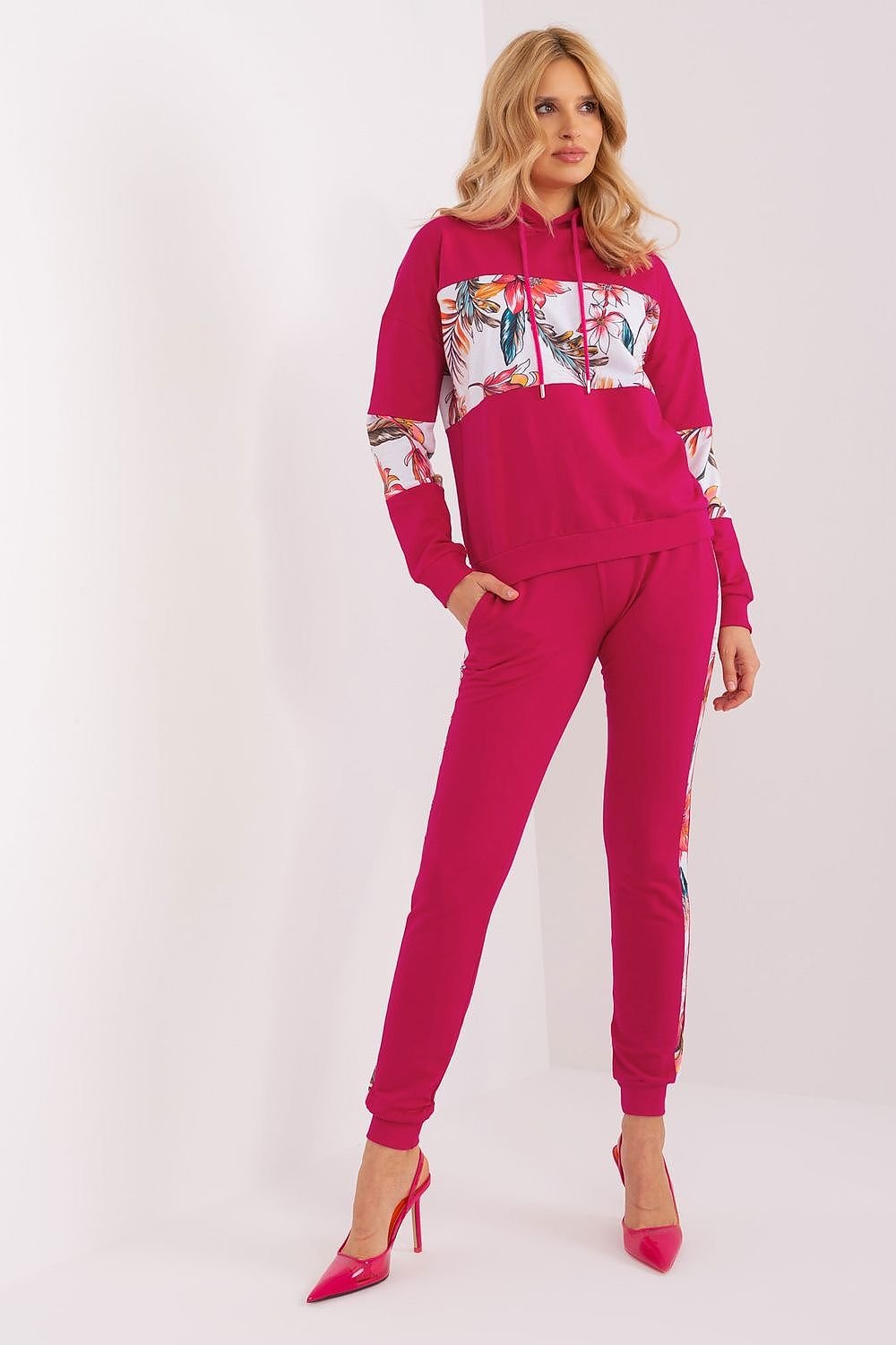 Sett - Relevance til dame fra MS StyleHaven, laget av Bomull, farge Blå, størrelse S/M, med sleeveless; 3-4 ermer, perfekt til casual; dress