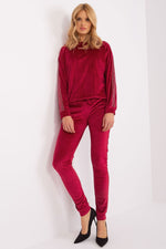 Sett - Relevance til dame fra MS StyleHaven, laget av Viskose, farge Brun, størrelse S/M, med 45720 ermer, perfekt til casual; dress