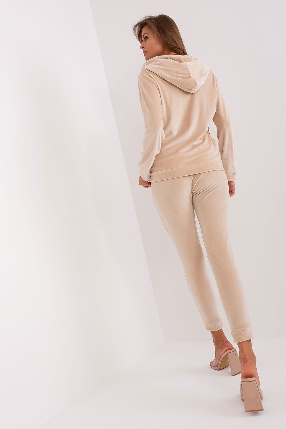Sett - Relevance til dame fra MS StyleHaven, laget av Viskose; Elastan-1, farge Blå 2, størrelse S/M, med 45720 ermer, perfekt til casual; dress