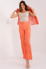 Blanke bukser til dame fra MS StyleHaven, størrelse L, med long, bukselengde long, kjolelengde maxi, kjolestil gown; sheath
