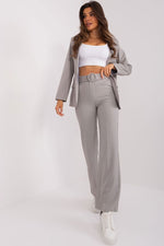 Blanke bukser til dame fra MS StyleHaven, størrelse S, med long, bukselengde long, kjolelengde maxi, kjolestil gown; sheath