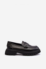 Mocassin Step in Style til dame fra MS StyleHaven, laget av polyester, farge Svart 2, størrelse 36, med long ermer, perfekt til casual