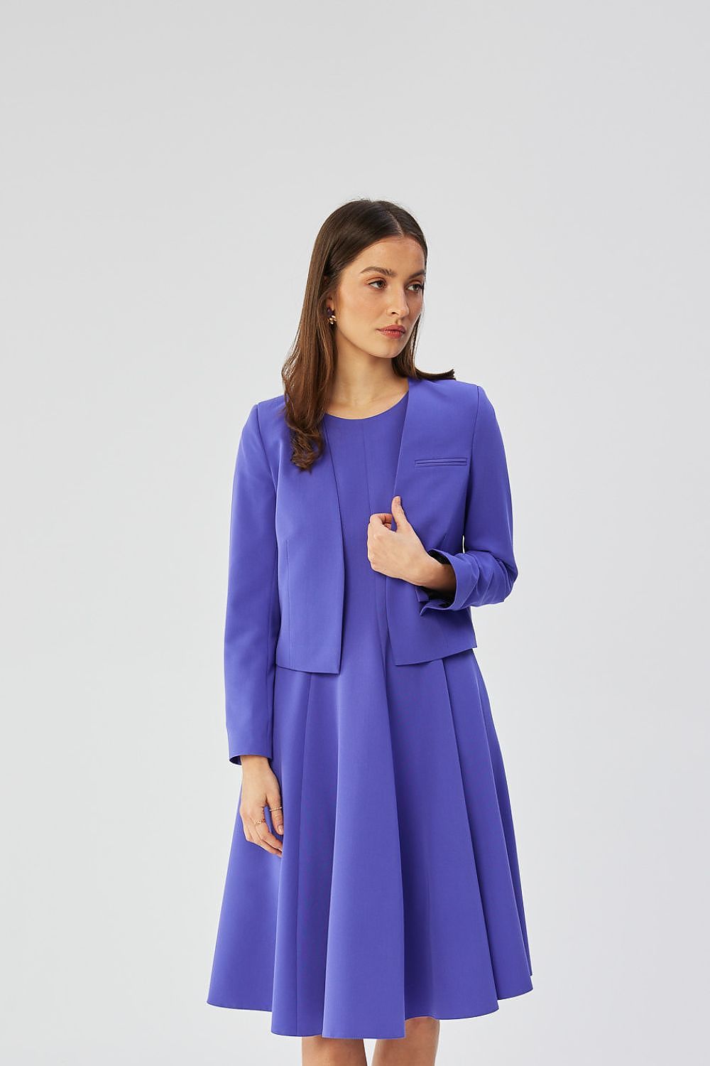 Jakke Stylove til dame fra MS StyleHaven, laget av polyester; Viskose, farge Rosa, størrelse XL, med long ermer, perfekt til dress