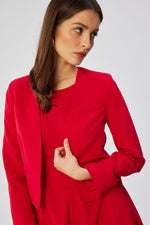Jakke Stylove til dame fra MS StyleHaven, laget av polyester; Viskose, farge Fiolett, størrelse M, med long ermer, perfekt til dress