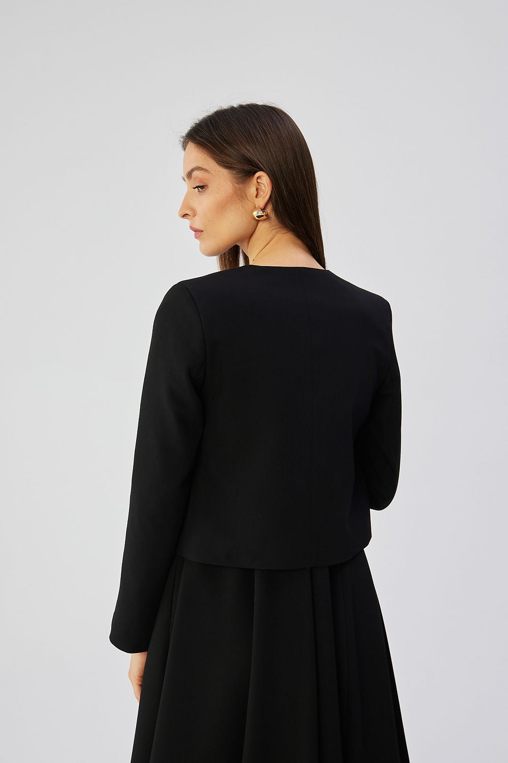 Jakke Stylove til dame fra MS StyleHaven, laget av polyester; Viskose, farge Rød, størrelse M, med long ermer, perfekt til dress
