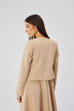 Jakke Stylove til dame fra MS StyleHaven, laget av polyester; Viskose, farge Rød, størrelse XXL, med long ermer, perfekt til dress