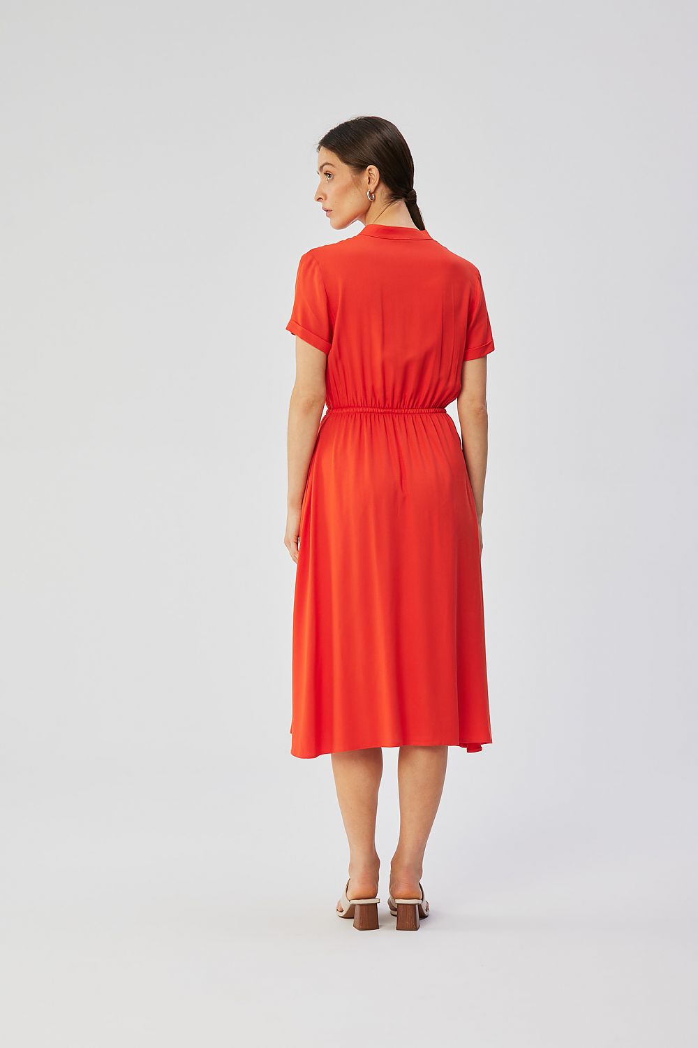 Dagkjole Stylove til dame fra MS StyleHaven, laget av Viskose, farge Rosa, størrelse s, med short ermer, perfekt til dress