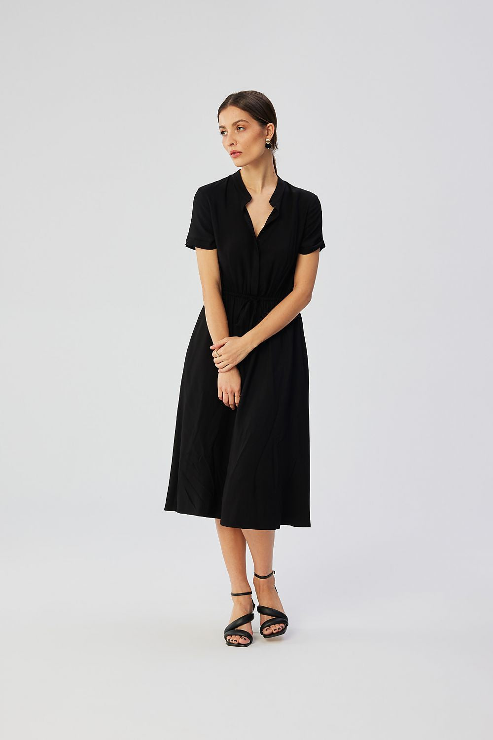 Dagkjole Stylove til dame fra MS StyleHaven, laget av Viskose, farge Rosa, størrelse M, med short ermer, perfekt til dress