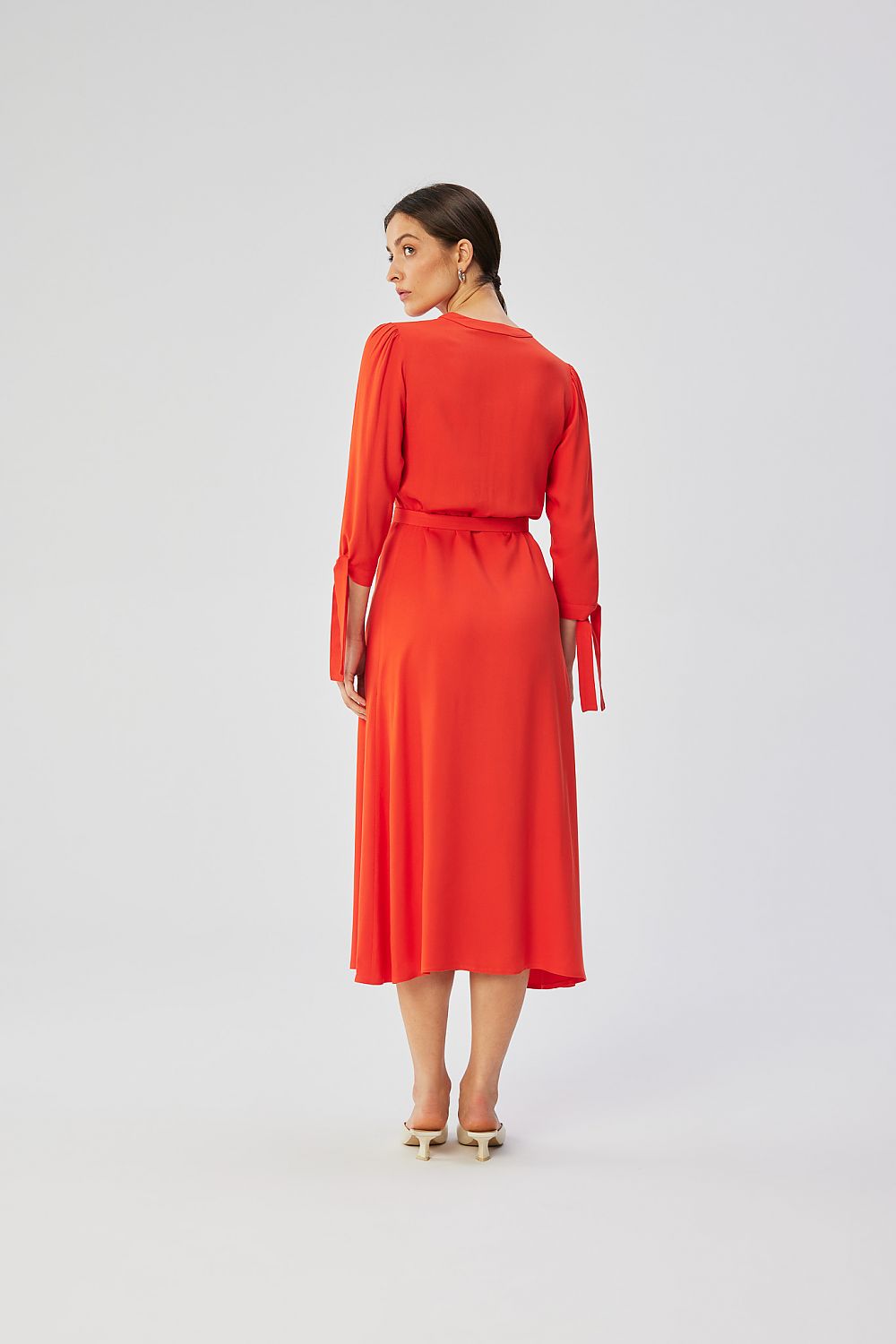 Dagkjole Stylove til dame fra MS StyleHaven, laget av Viskose, farge Rosa, størrelse s, med lang ermer, perfekt til dress