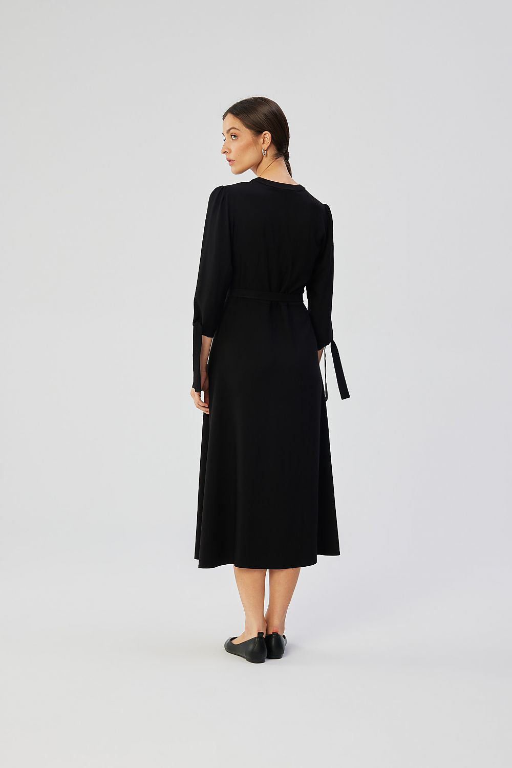 Dagkjole Stylove til dame fra MS StyleHaven, laget av Viskose, farge Rosa, størrelse L, med lang ermer, perfekt til dress