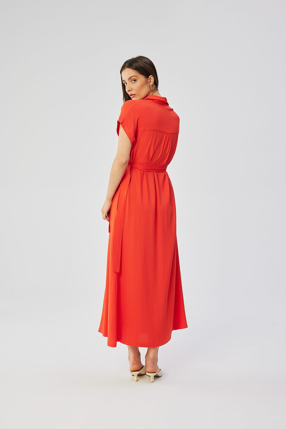 Dagkjole Stylove til dame fra MS StyleHaven, laget av Viskose, farge Rosa, størrelse s, med short ermer, perfekt til dress