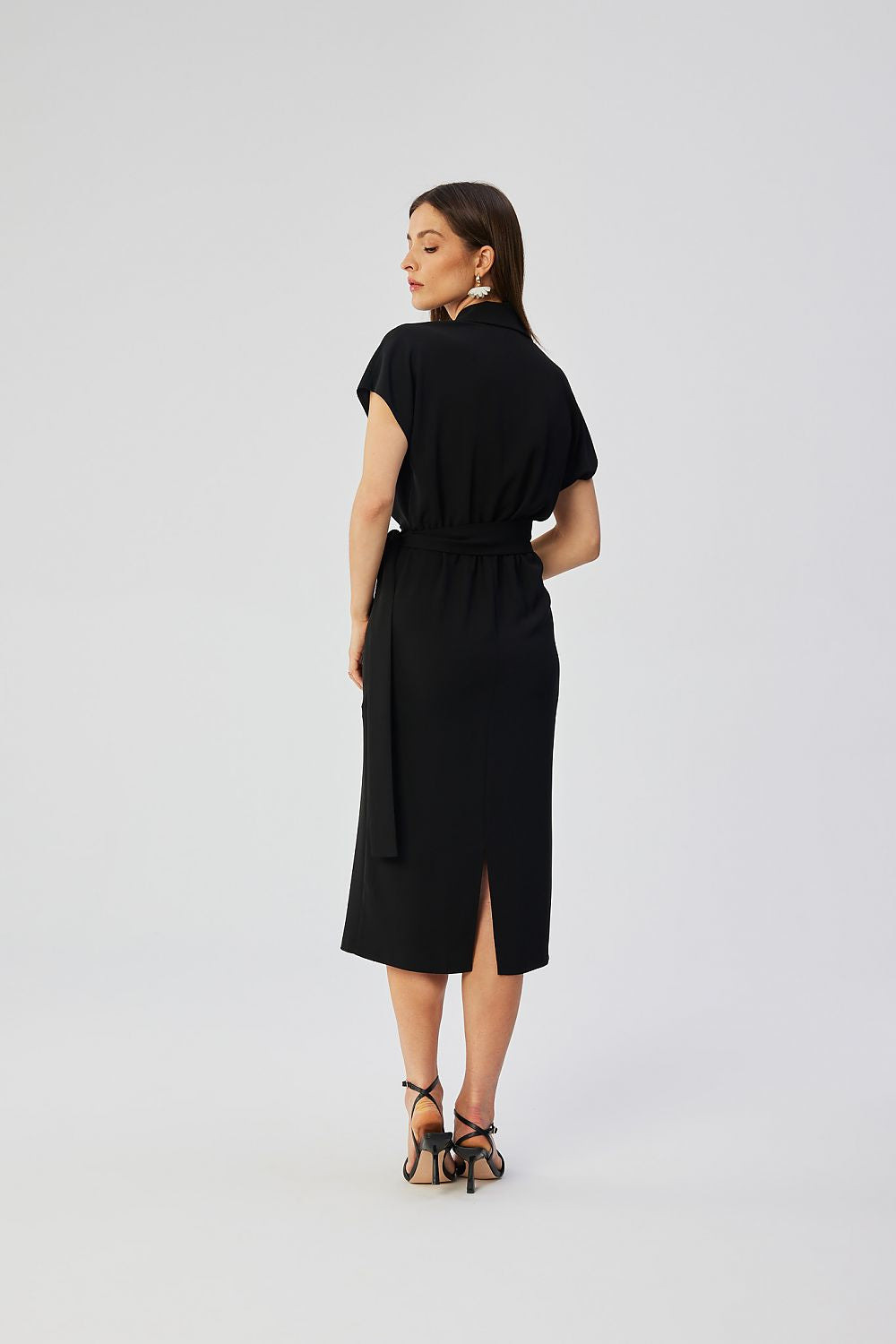 Dagkjole Stylove til dame fra MS StyleHaven, laget av polyester, farge Fiolett, størrelse XXL, med short ermer, perfekt til dress