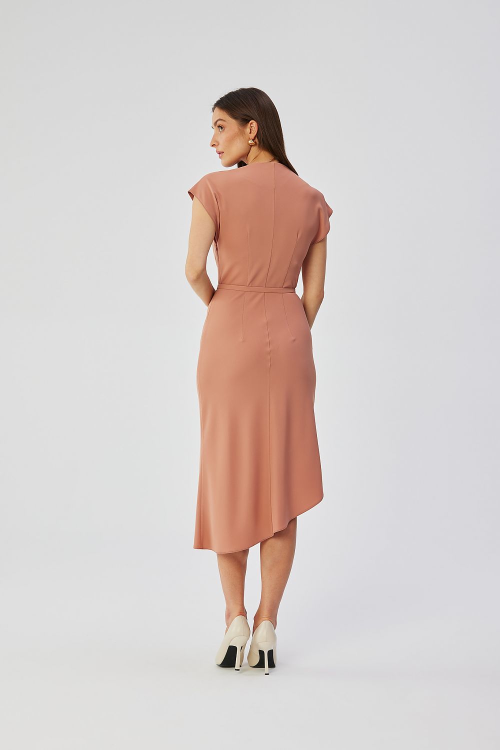 Cocktailkjole / Stylove til dame fra MS StyleHaven, laget av polyester, farge Fiolett, størrelse M, med short ermer, perfekt til dress