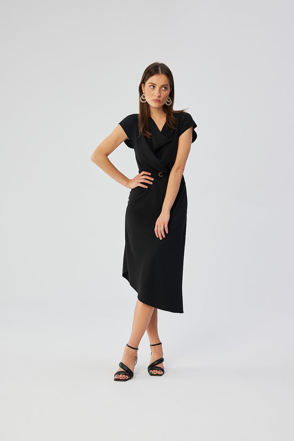 Cocktailkjole / Stylove til dame fra MS StyleHaven, laget av polyester, farge Rosa, størrelse s, med short ermer, perfekt til dress
