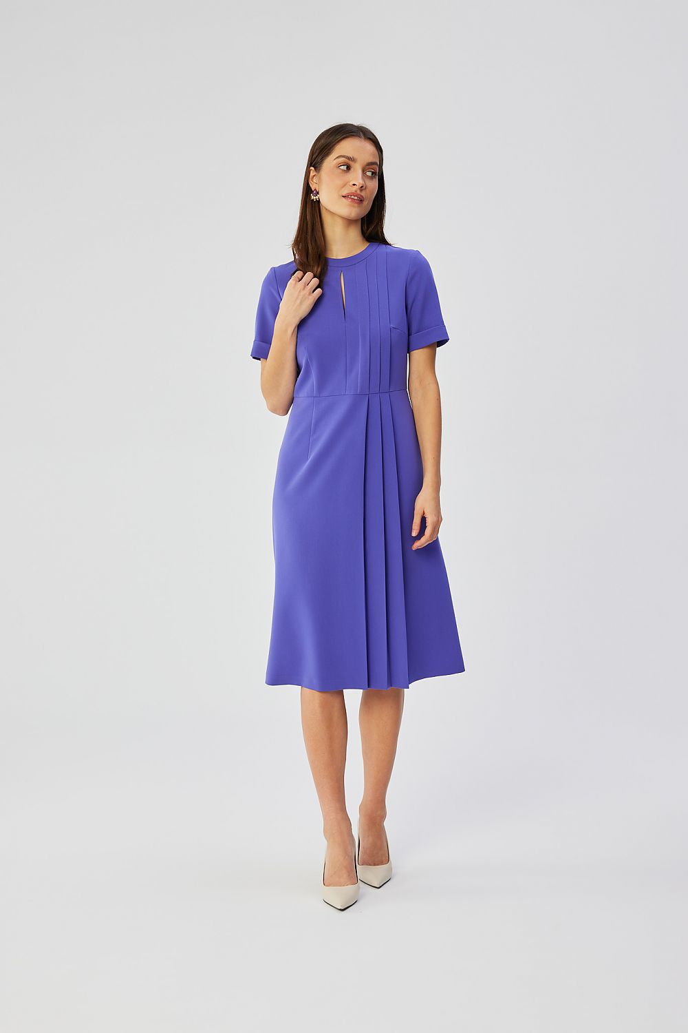 Cocktailkjole Stylove til dame fra MS StyleHaven, laget av polyester; Viskose, farge Rosa, størrelse L, med short ermer, perfekt til dress