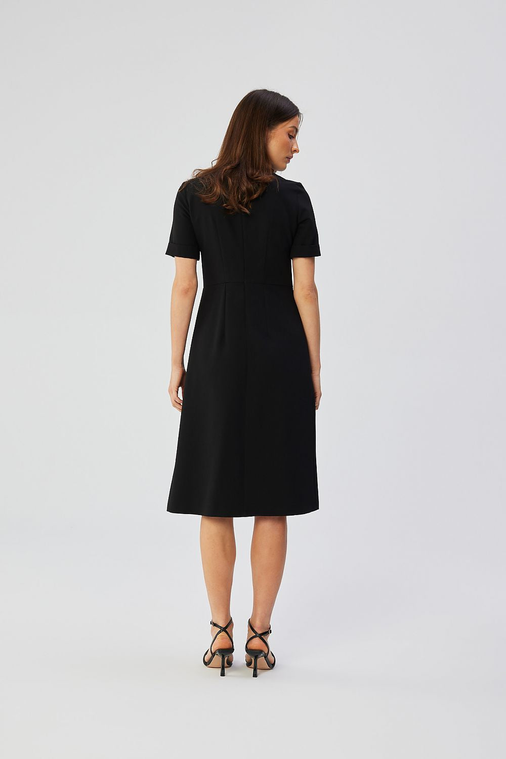 Cocktailkjole Stylove til dame fra MS StyleHaven, laget av polyester; Viskose, farge Fiolett, størrelse XL, med short ermer, perfekt til dress