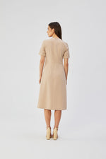 Cocktailkjole Stylove til dame fra MS StyleHaven, laget av polyester; Viskose, farge Rød, størrelse M, med short ermer, perfekt til dress