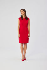 Dagkjole Stylove til dame fra MS StyleHaven, laget av polyester; Viskose, farge Fiolett, størrelse L, med sleeveless ermer, perfekt til dress