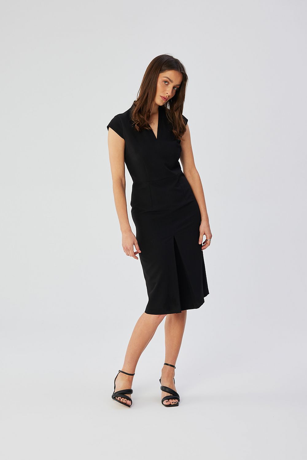 Dagkjole Stylove til dame fra MS StyleHaven, laget av polyester; Viskose, farge Rød, størrelse s, med short ermer, perfekt til dress