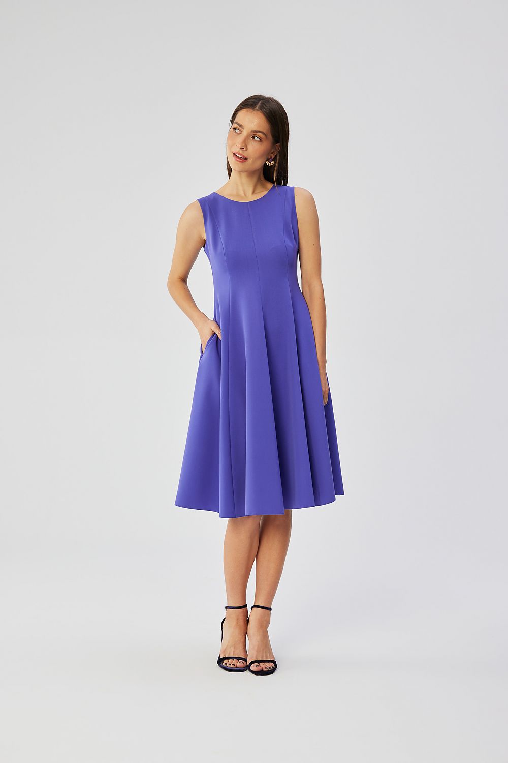 Dagkjole Stylove til dame fra MS StyleHaven, laget av polyester; Viskose, farge Rosa, størrelse XL, med sleeveless; 3-4 ermer, perfekt til dress
