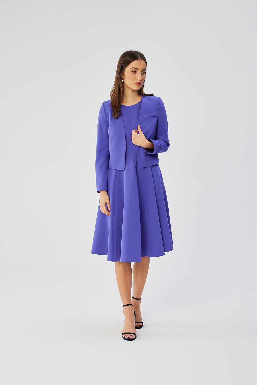 Dagkjole Stylove til dame fra MS StyleHaven, laget av polyester; Viskose, farge Rosa, størrelse XXL, med sleeveless; 3-4 ermer, perfekt til dress