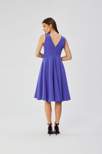 Dagkjole Stylove til dame fra MS StyleHaven, laget av polyester; Viskose, farge Fiolett, størrelse s, med sleeveless; 3-4 ermer, perfekt til dress