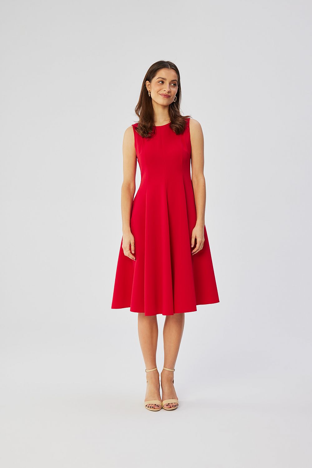 Dagkjole Stylove til dame fra MS StyleHaven, laget av polyester; Viskose, farge Fiolett, størrelse M, med sleeveless; 3-4 ermer, perfekt til dress