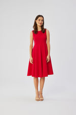 Dagkjole Stylove til dame fra MS StyleHaven, laget av polyester; Viskose, farge Fiolett, størrelse M, med sleeveless; 3-4 ermer, perfekt til dress