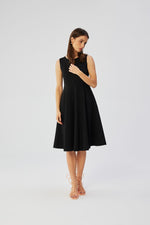 Dagkjole Stylove til dame fra MS StyleHaven, laget av polyester; Viskose, farge Fiolett, størrelse XXL, med sleeveless; 3-4 ermer, perfekt til dress