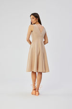 Dagkjole Stylove til dame fra MS StyleHaven, laget av polyester; Viskose, farge Rød, størrelse XXL, med sleeveless; 3-4 ermer, perfekt til dress